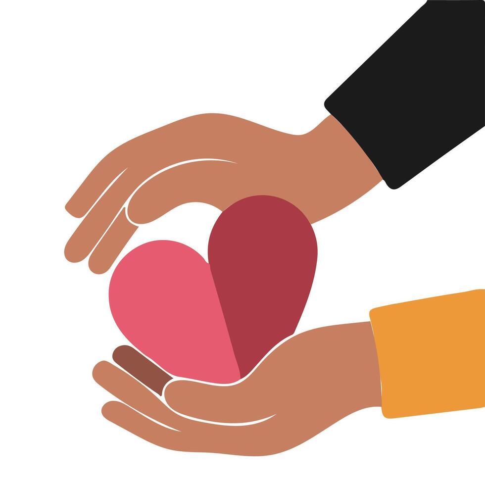 Heartwarming Kindness Embrace vector