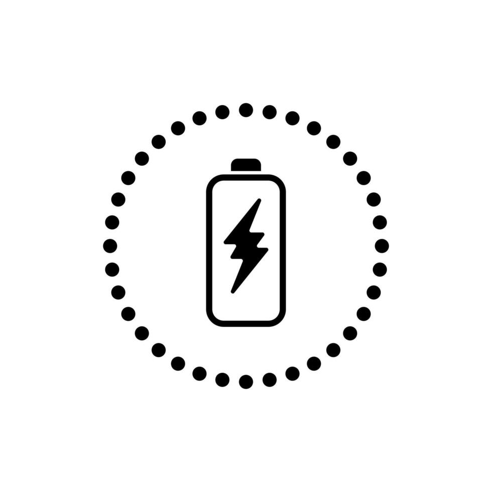 battery charge Thunder Power Flash and Bolt Energy Icon vector