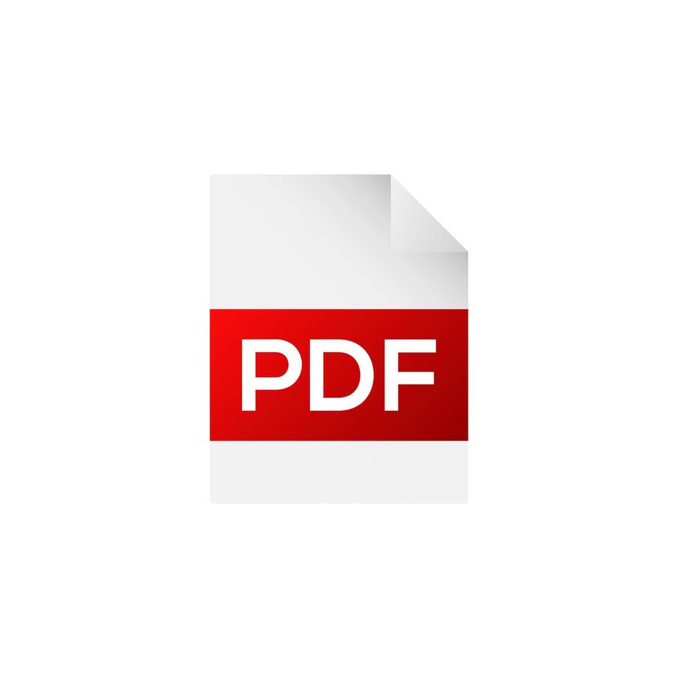 Pdf file document icon. Pdf text. vector