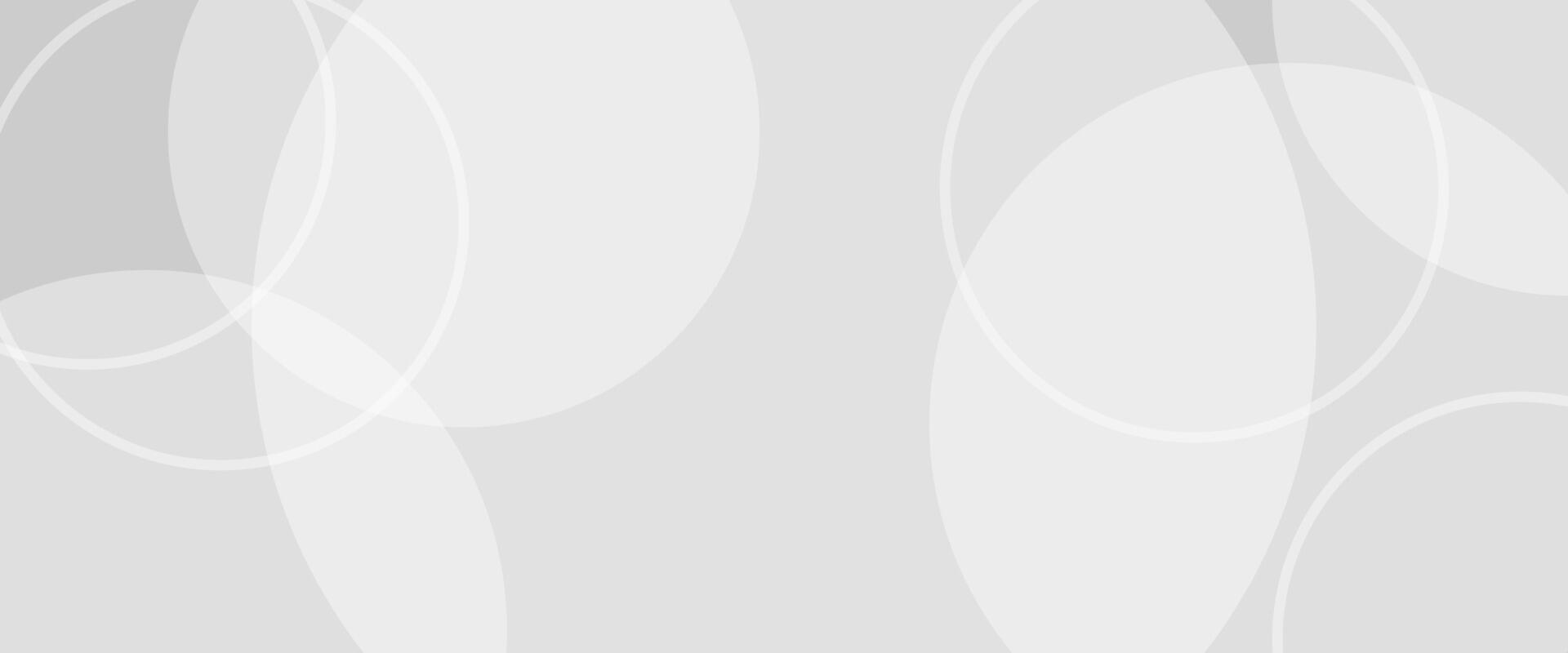 White geometric abstract background overlap layer on bright space with lines effect decoration. Modern graphic design element circles style concept for banner vector