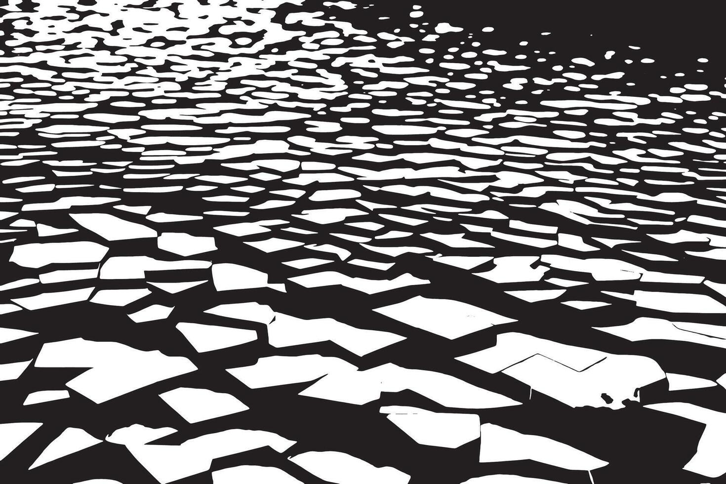 Monochrome abstract black texture overlay on white for background designs vector