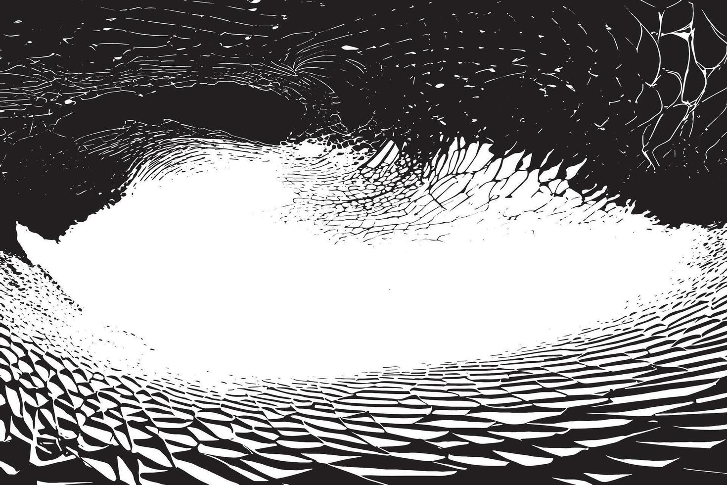 Abstract black and white texture overlay for minimalist designs vector