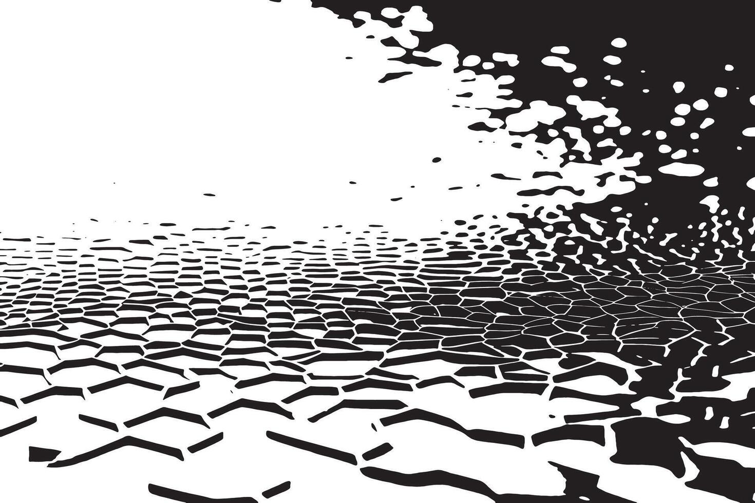 Black abstract texture overlay with white background for design vector