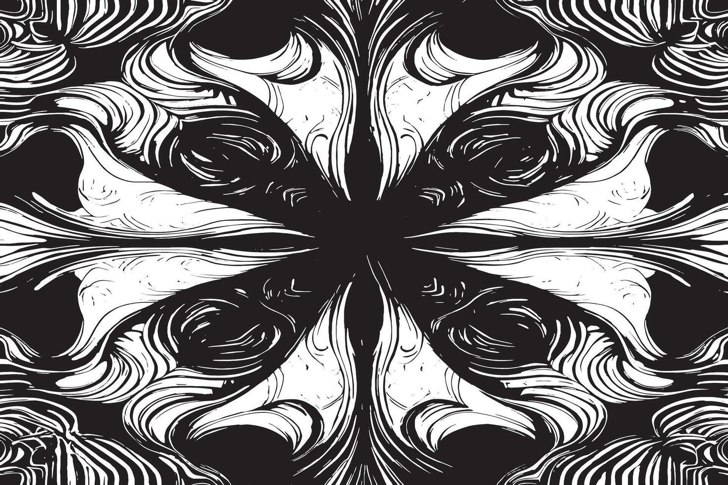 Abstract black texture on white background for overlays vector