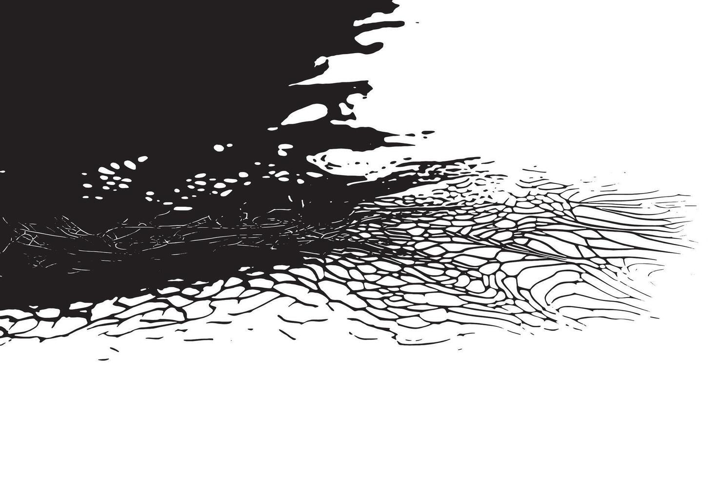 Black texture overlay on minimalist white background design vector