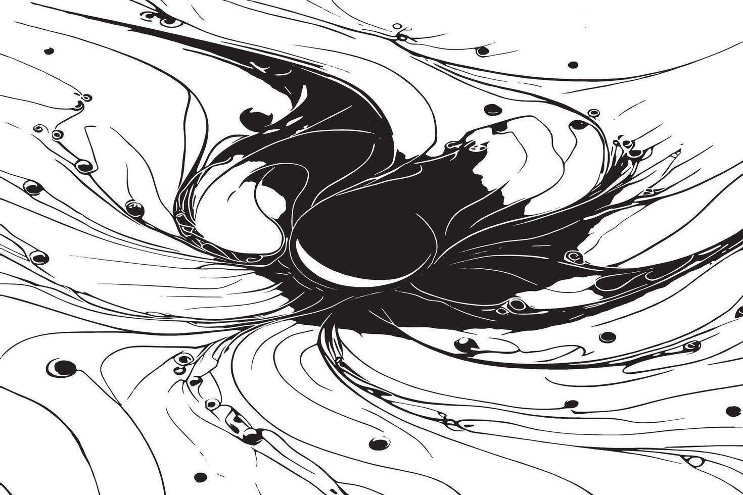 Monochrome black texture overlay on abstract white background vector