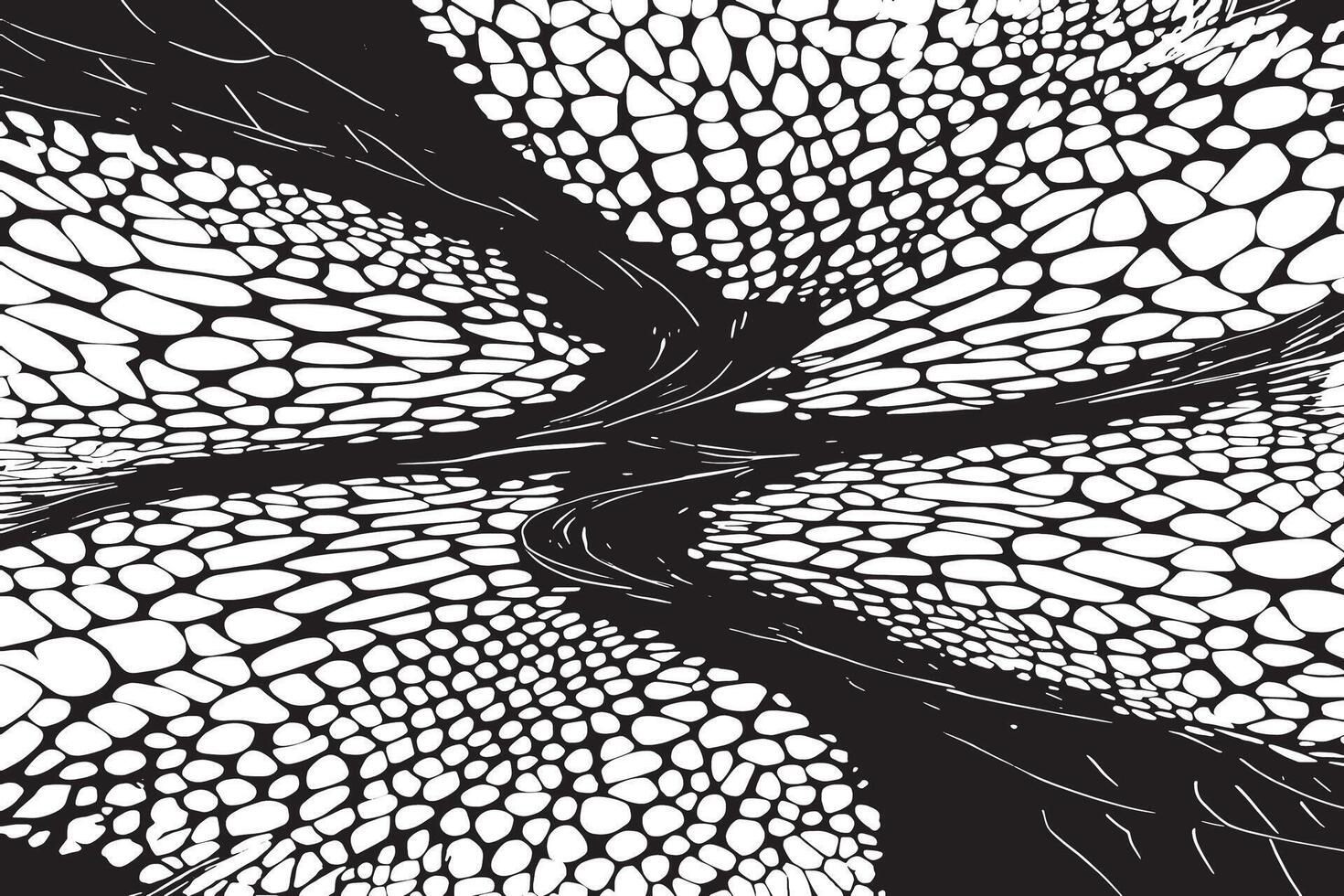 Abstract black texture on white background with overlay vector