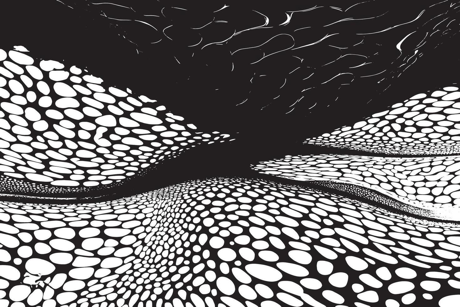 Abstract black overlay texture on minimalist white background vector