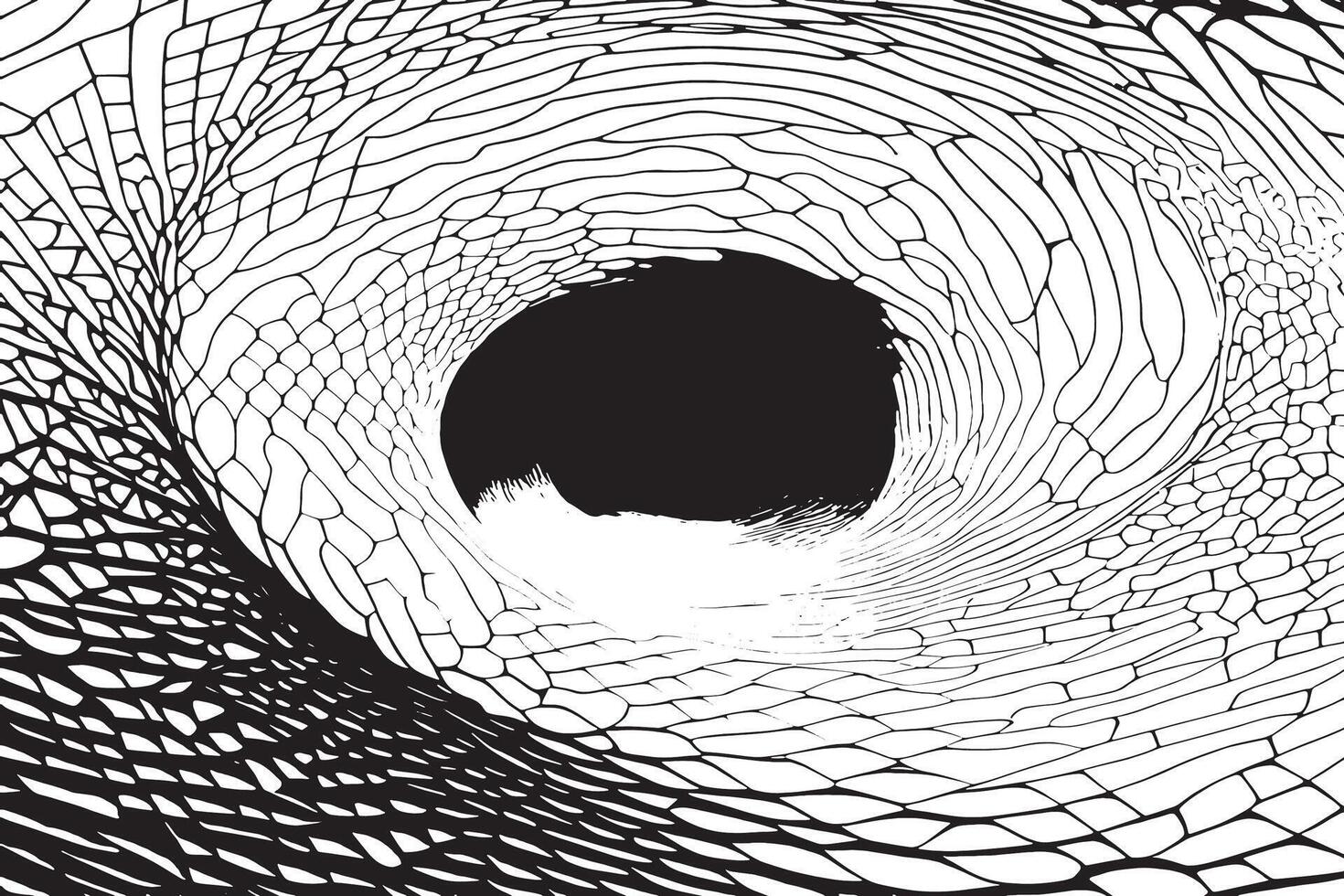 Abstract black and white texture overlay for backgrounds and designs vector