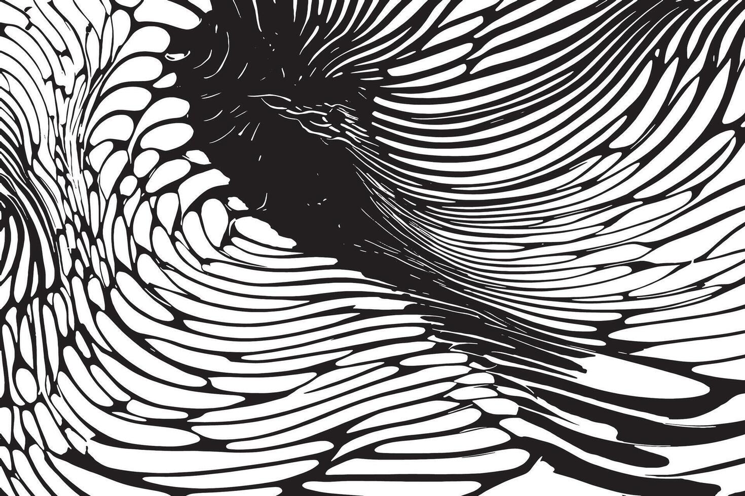 Black and white abstract background texture overlay with monochrome effect vector