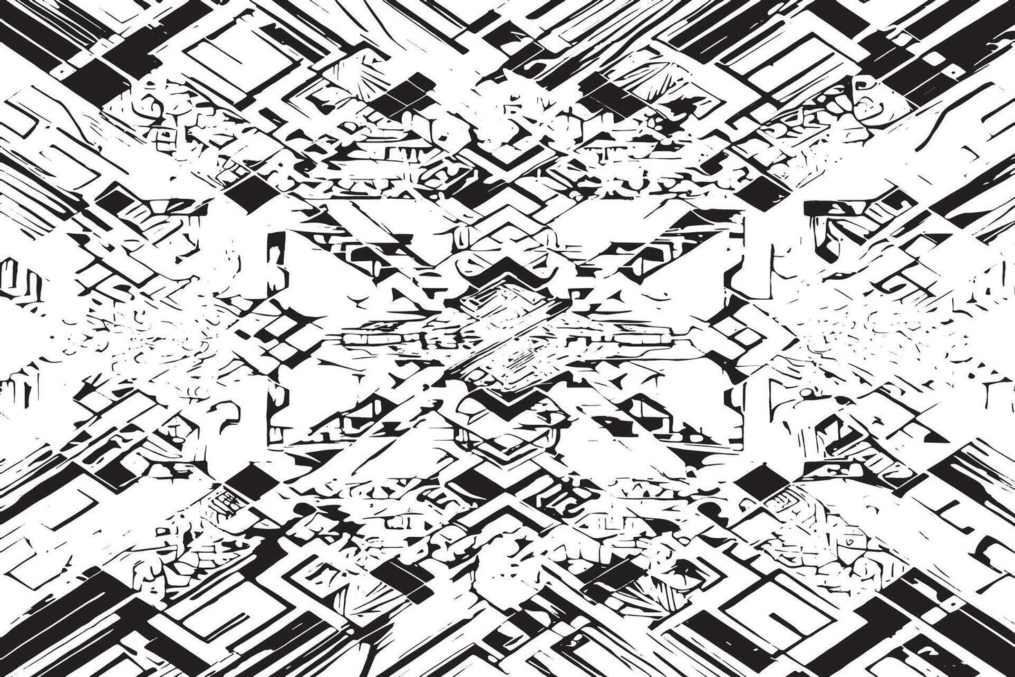 White background with black abstract texture overlay vector