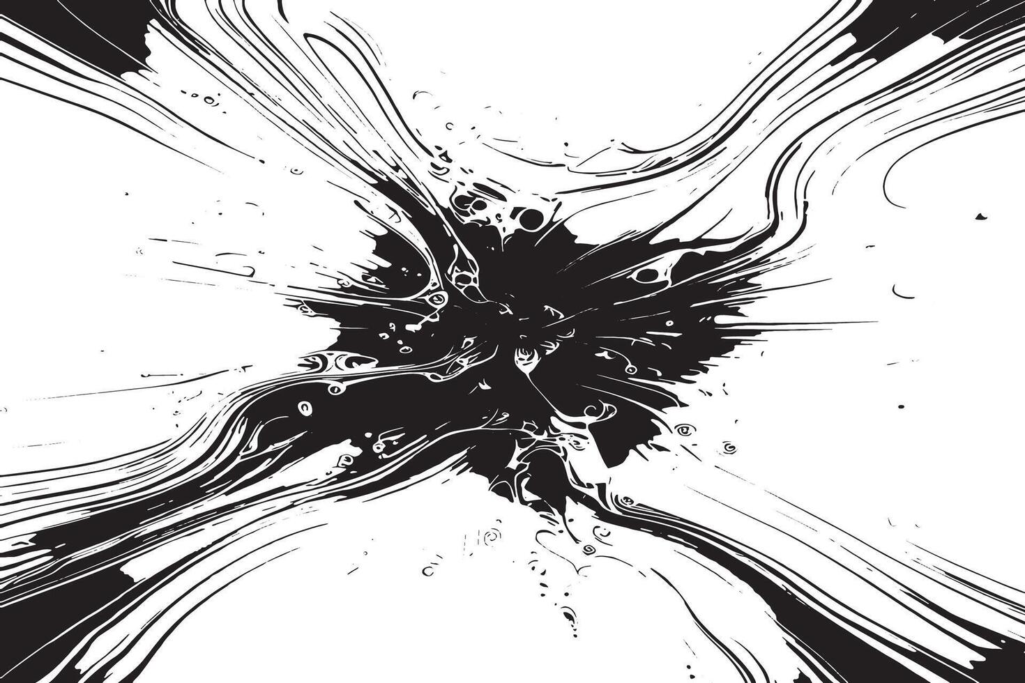 Black and white texture overlay with abstract design vector