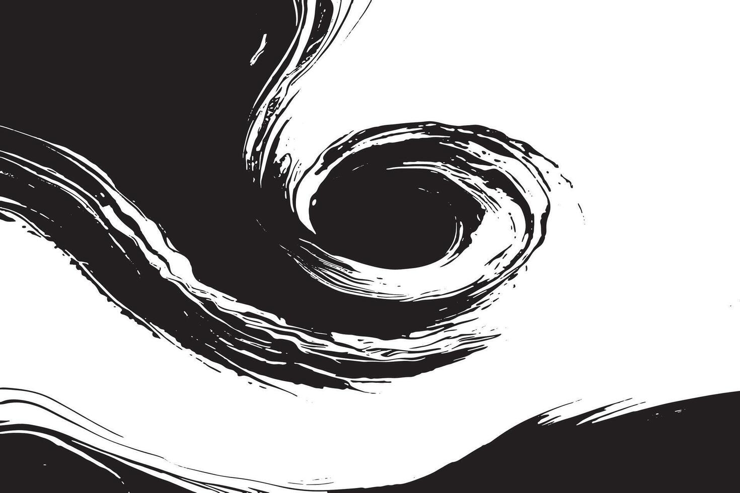 White background with black abstract texture for creative texture and overlay effects. vector