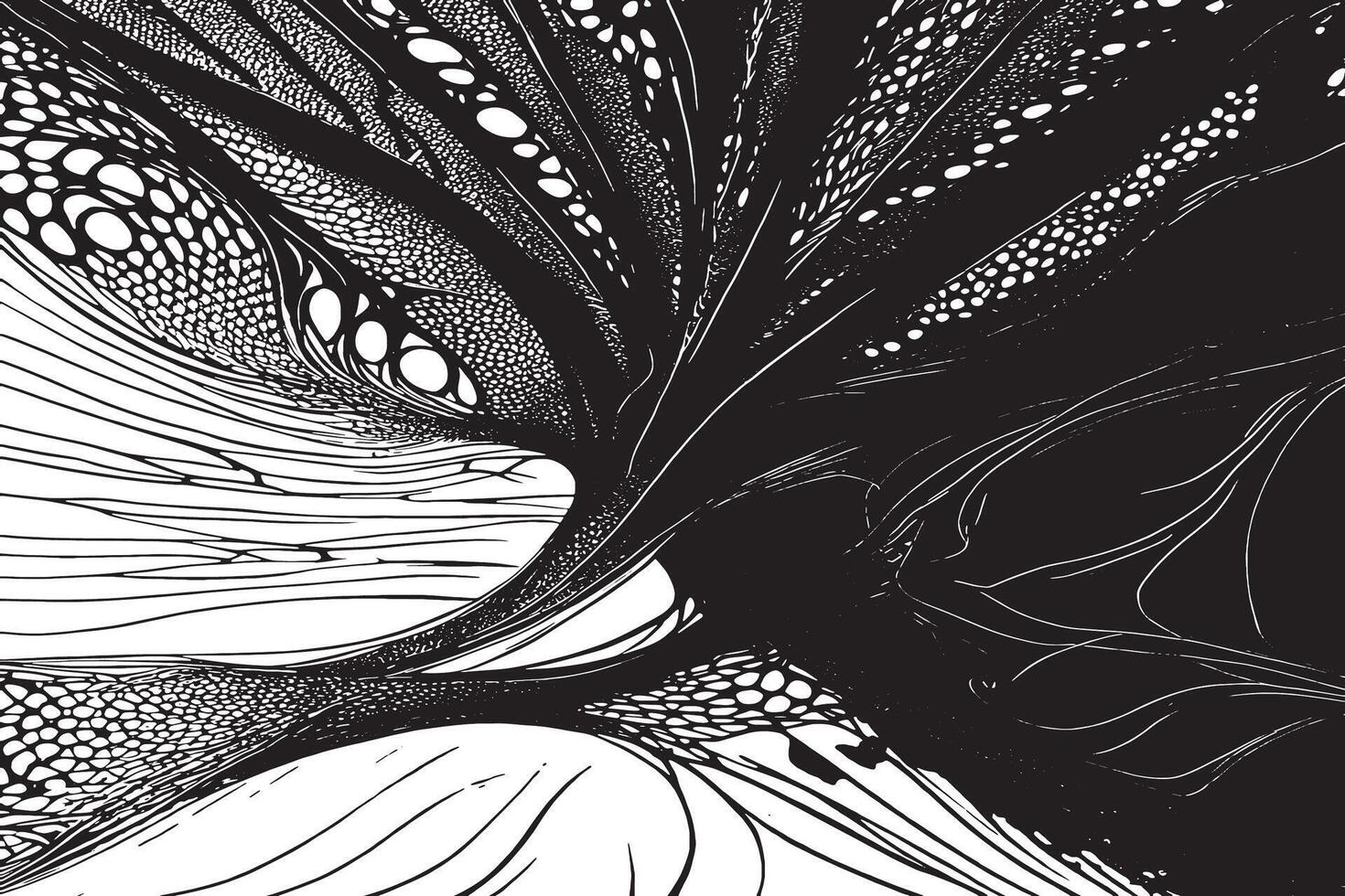 Abstract black and white texture for overlay and backgrounds vector