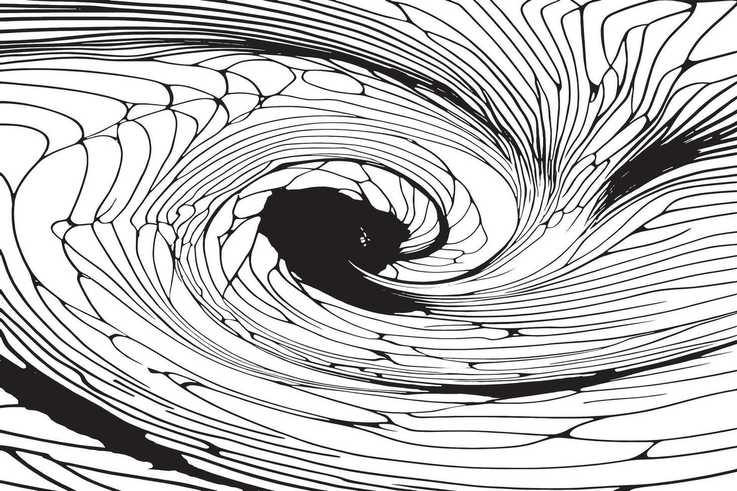Black texture overlay on abstract white background with monochrome design vector