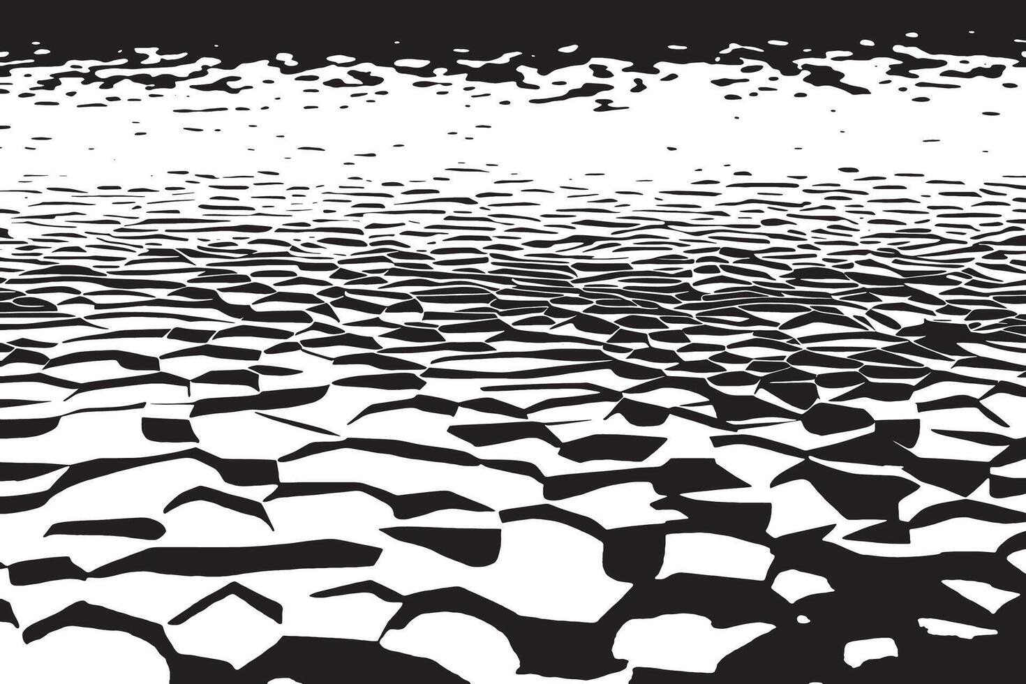 Black and white abstract texture overlay with monochrome design vector