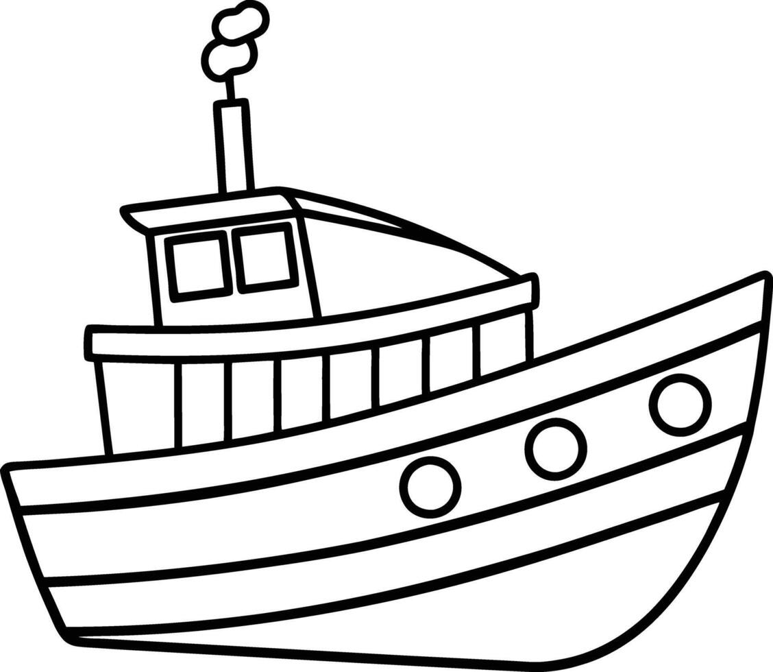 Bold Ship Icon for Maritime Branding vector