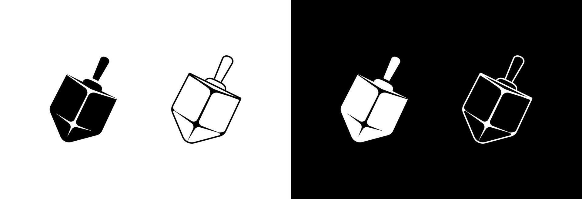 Dreidel game icon. vector