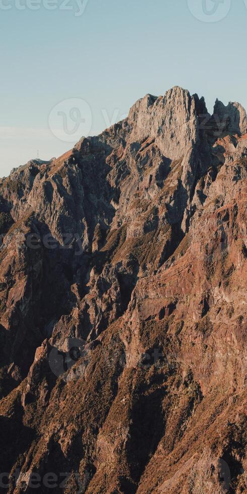 Beautiful mountain peaks photo