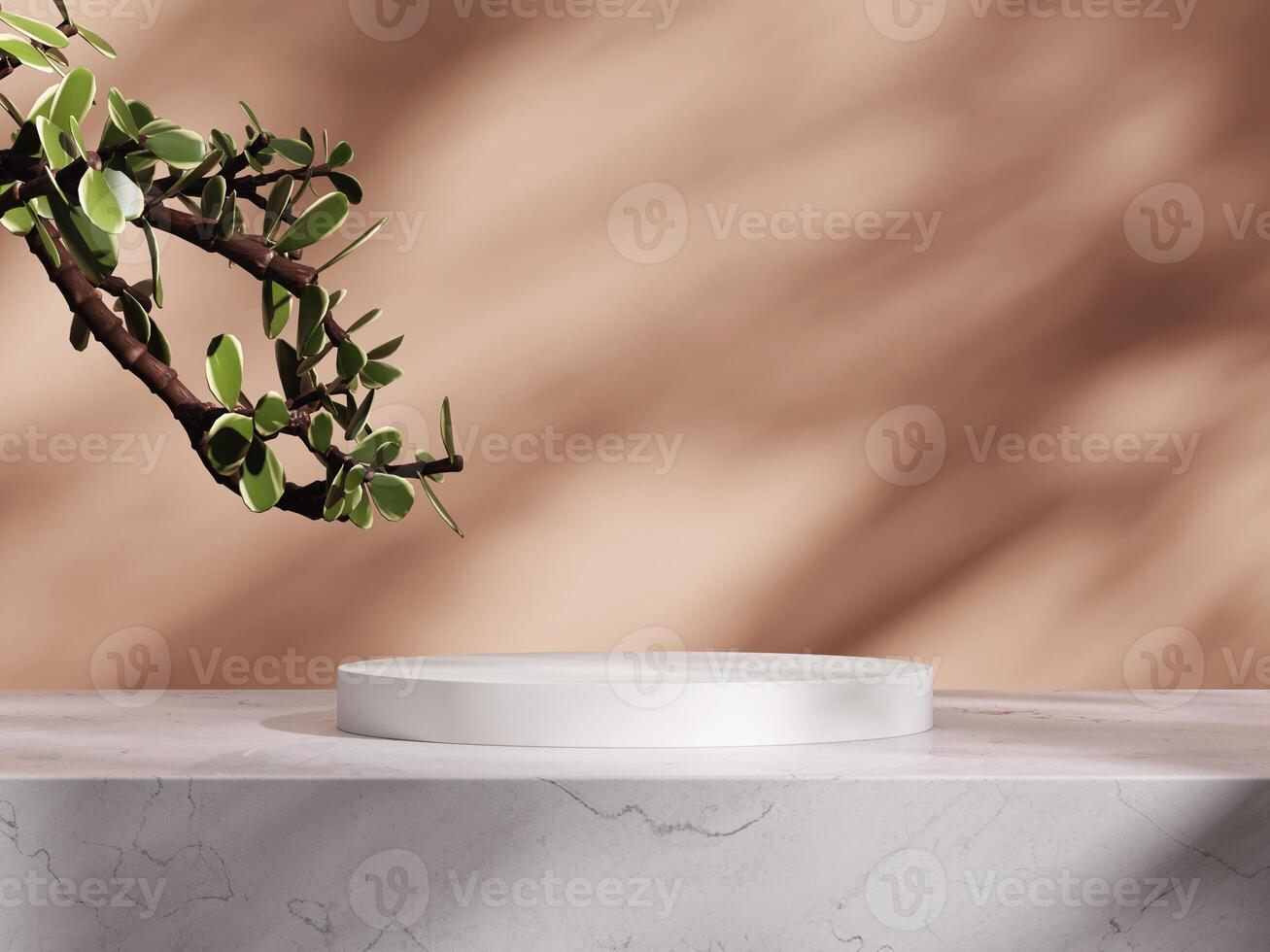 3d display product beige minimal scene with geometric podium platform. cylinder background 3d rendering with podium. stand for cosmetic products. Stage showcase on pedestal 3d beige studio photo
