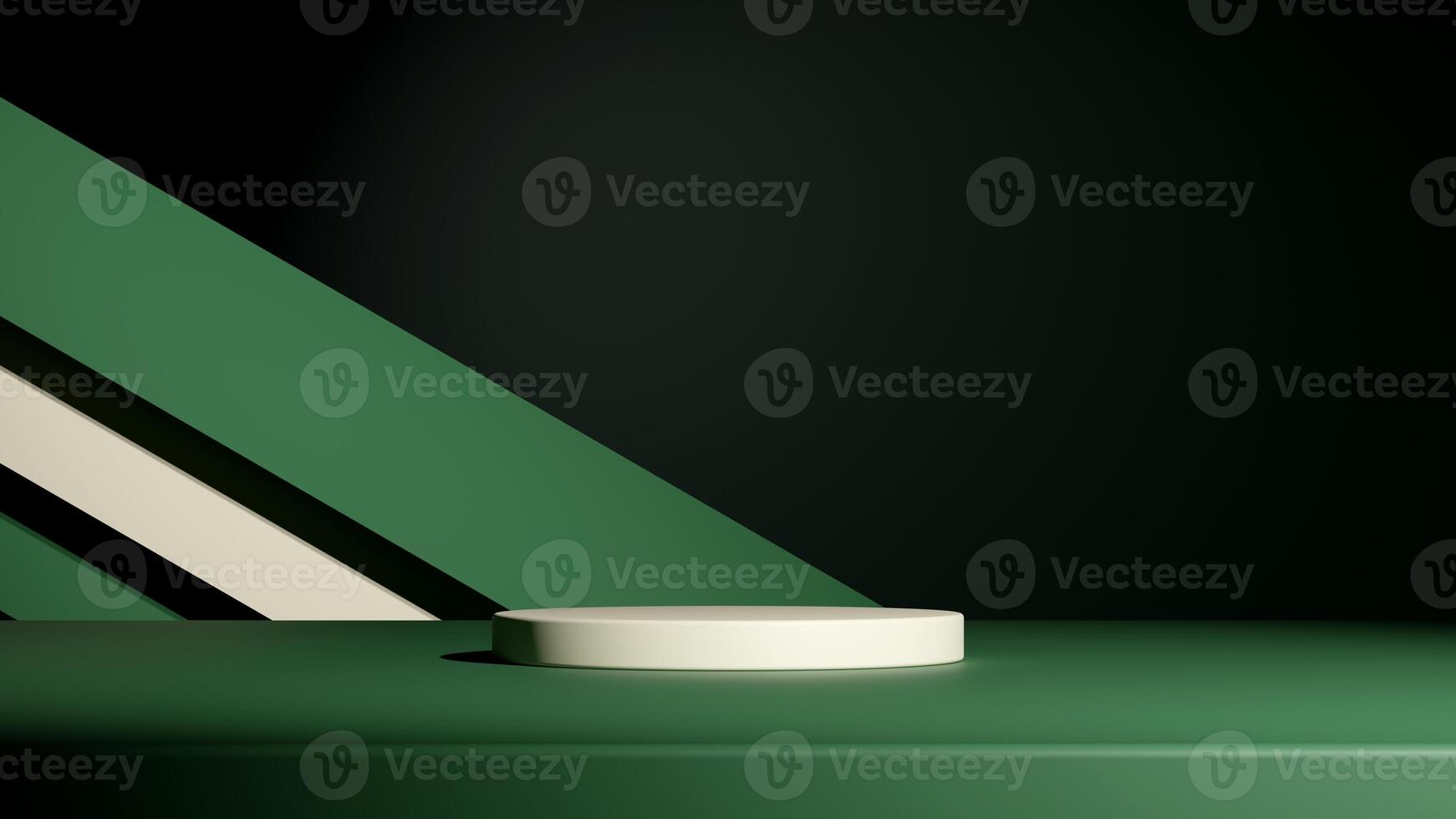 Set of cylinder pedestal podium display, Empty room background. Abstract modern rendering 3d shape for products display presentation. Pastel minimal wall scene, Studio room photo