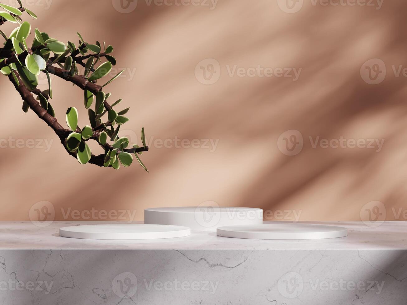 3d display product beige minimal scene with geometric podium platform. cylinder background 3d rendering with podium. stand for cosmetic products. Stage showcase on pedestal 3d beige studio photo