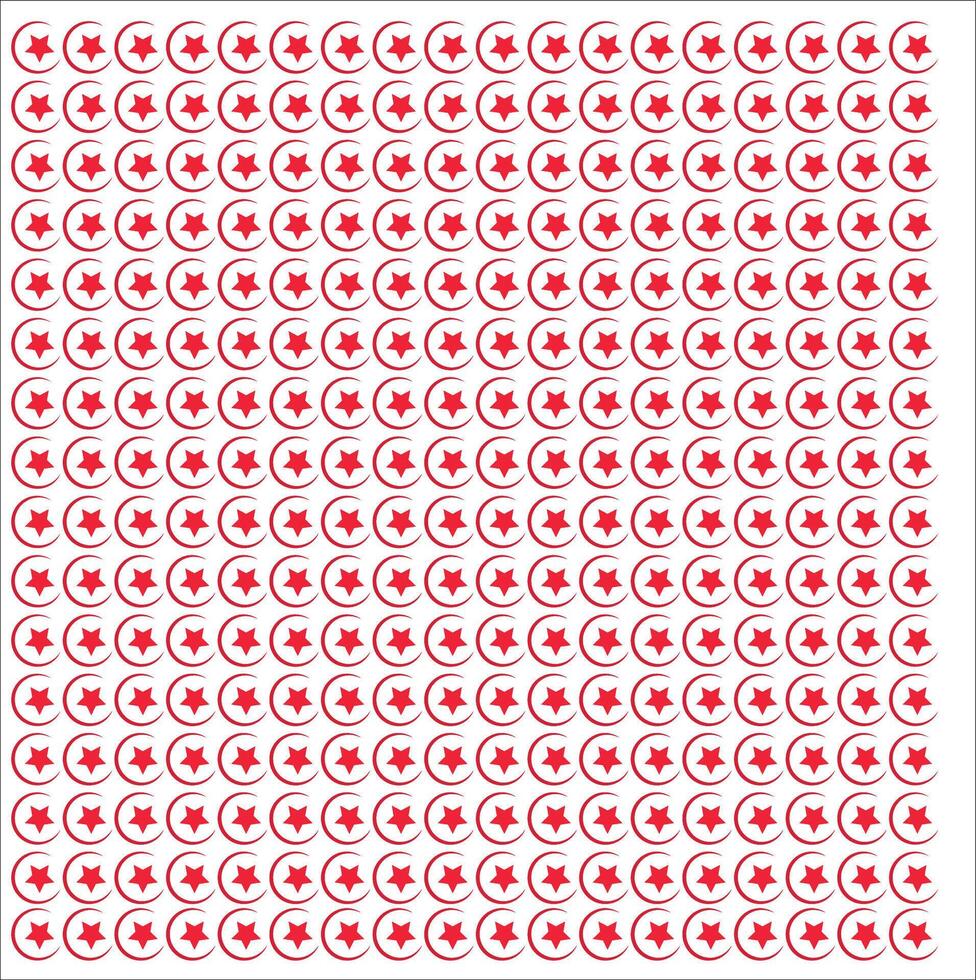 Moon Stars Pattern vector