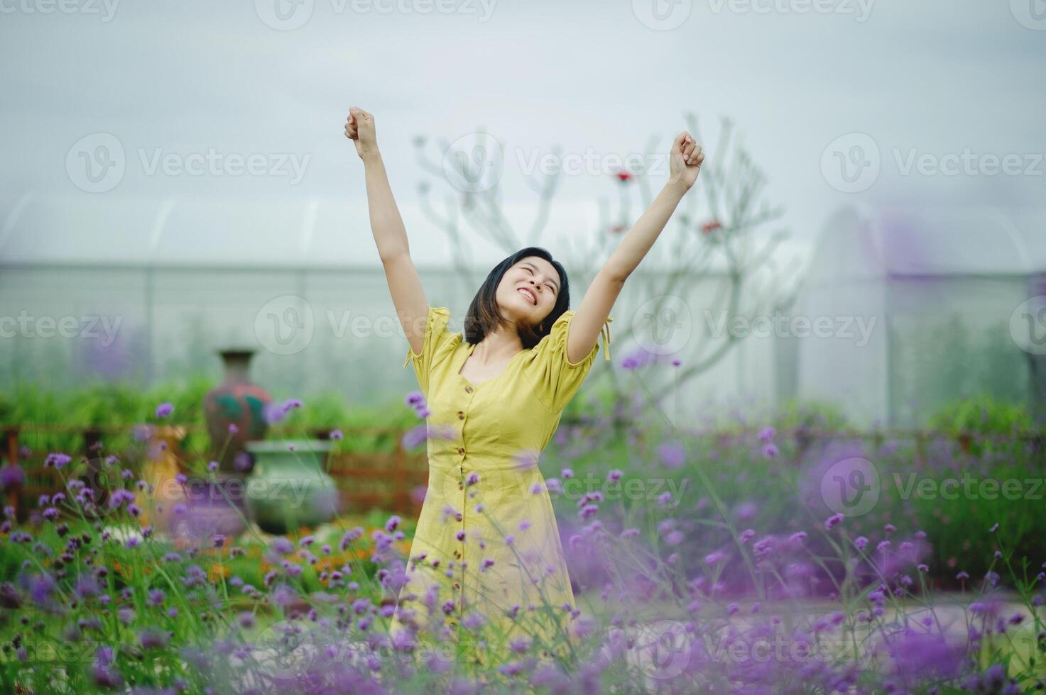 Living freely and being happy every day, smiling and being happy, being optimistic. photo