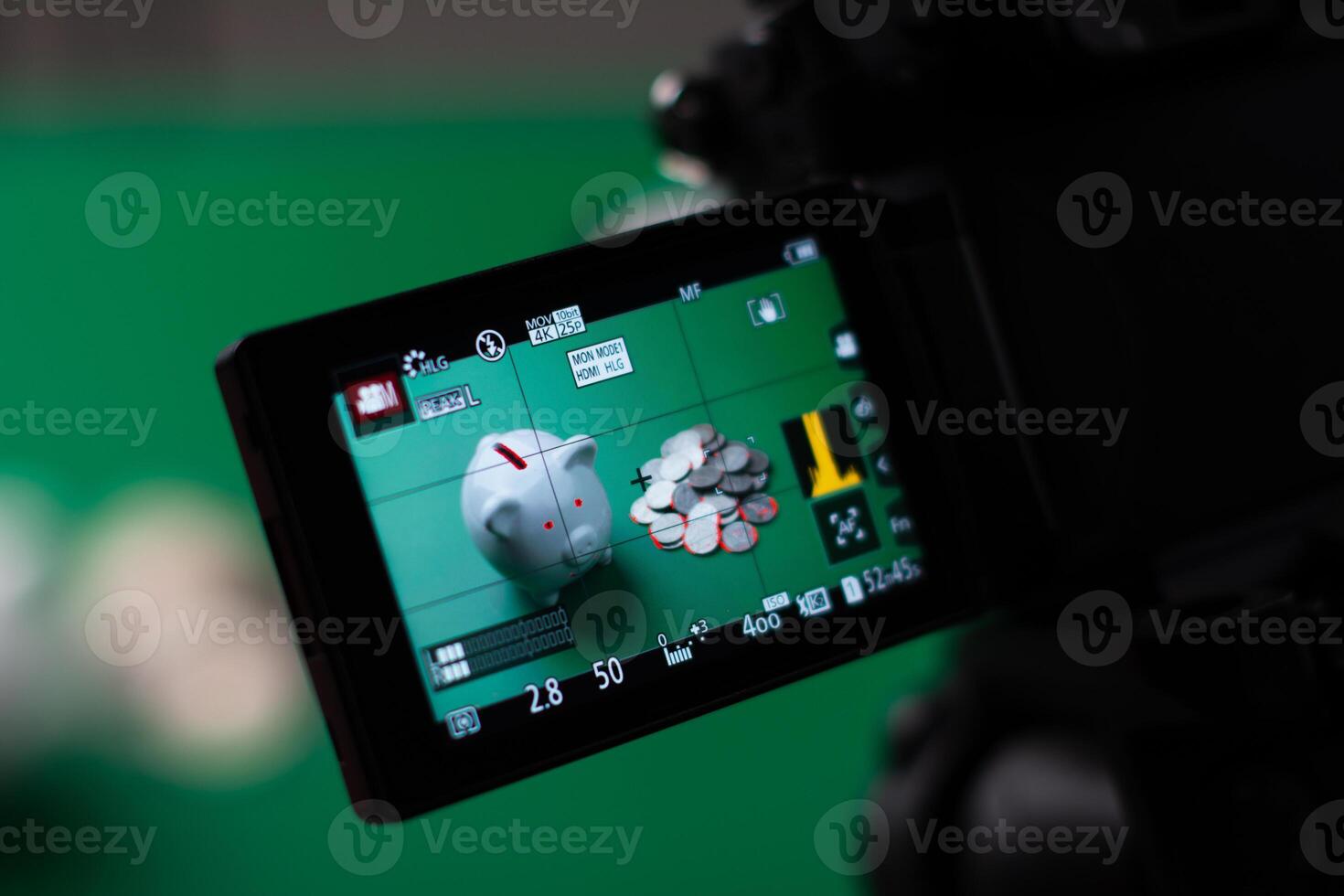 Camera in the photographer's studio, working in photography, freelance photographer photo