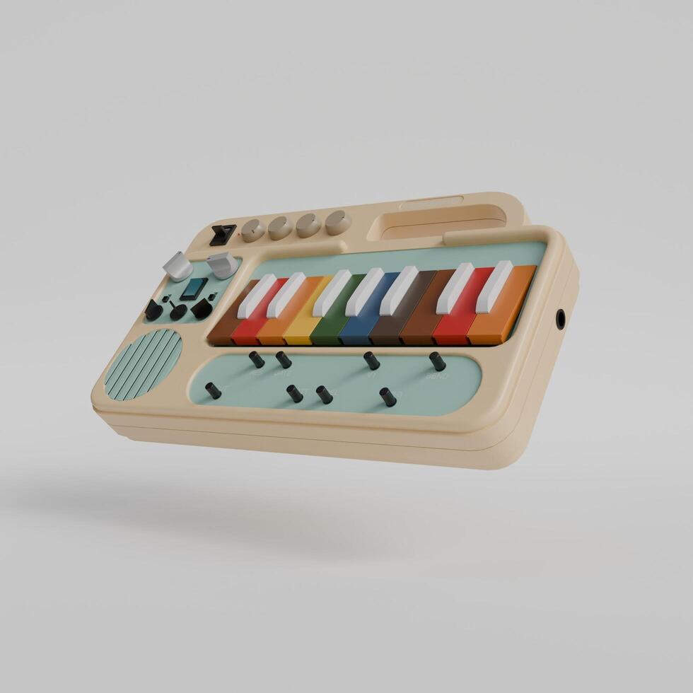3d Render of Synth photo
