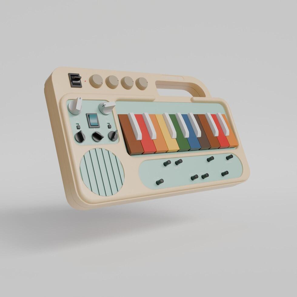 3d Render of Synth photo