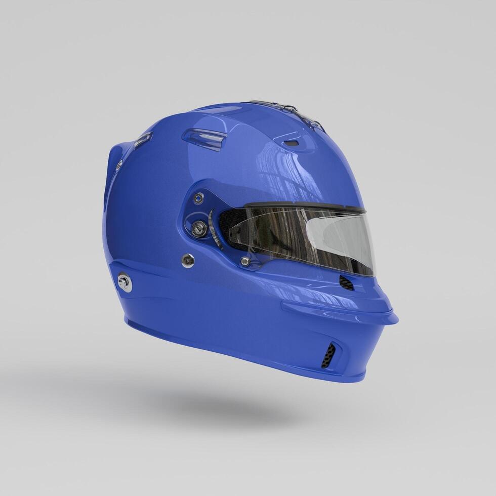 3d Render of Racing Helmet photo