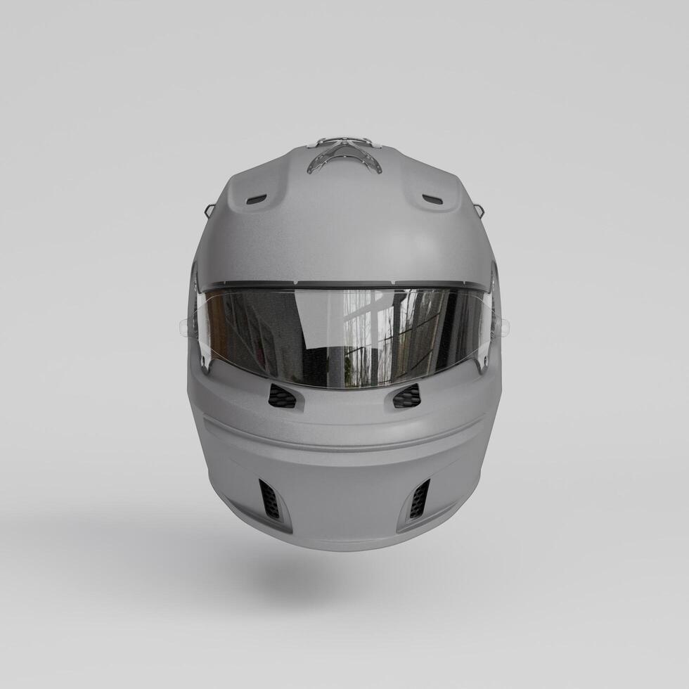3d Render of Racing Helmet photo