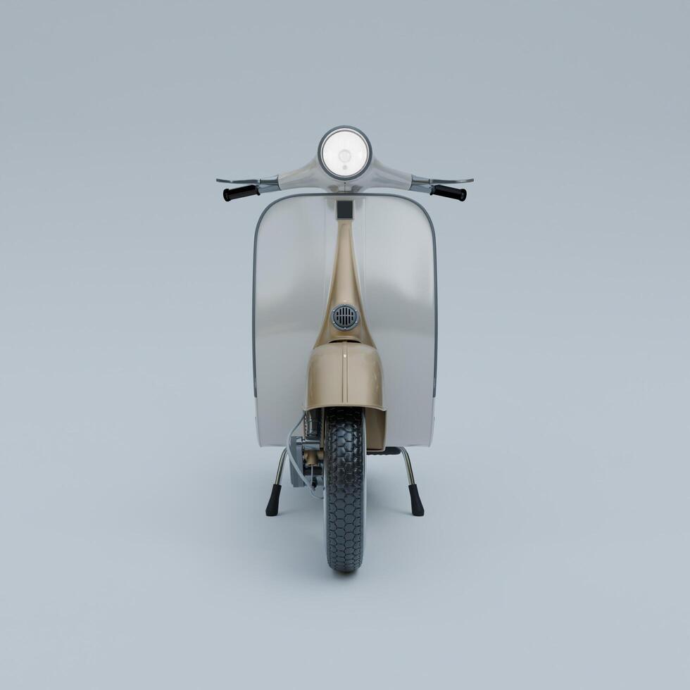 Scooter isolated on white background photo
