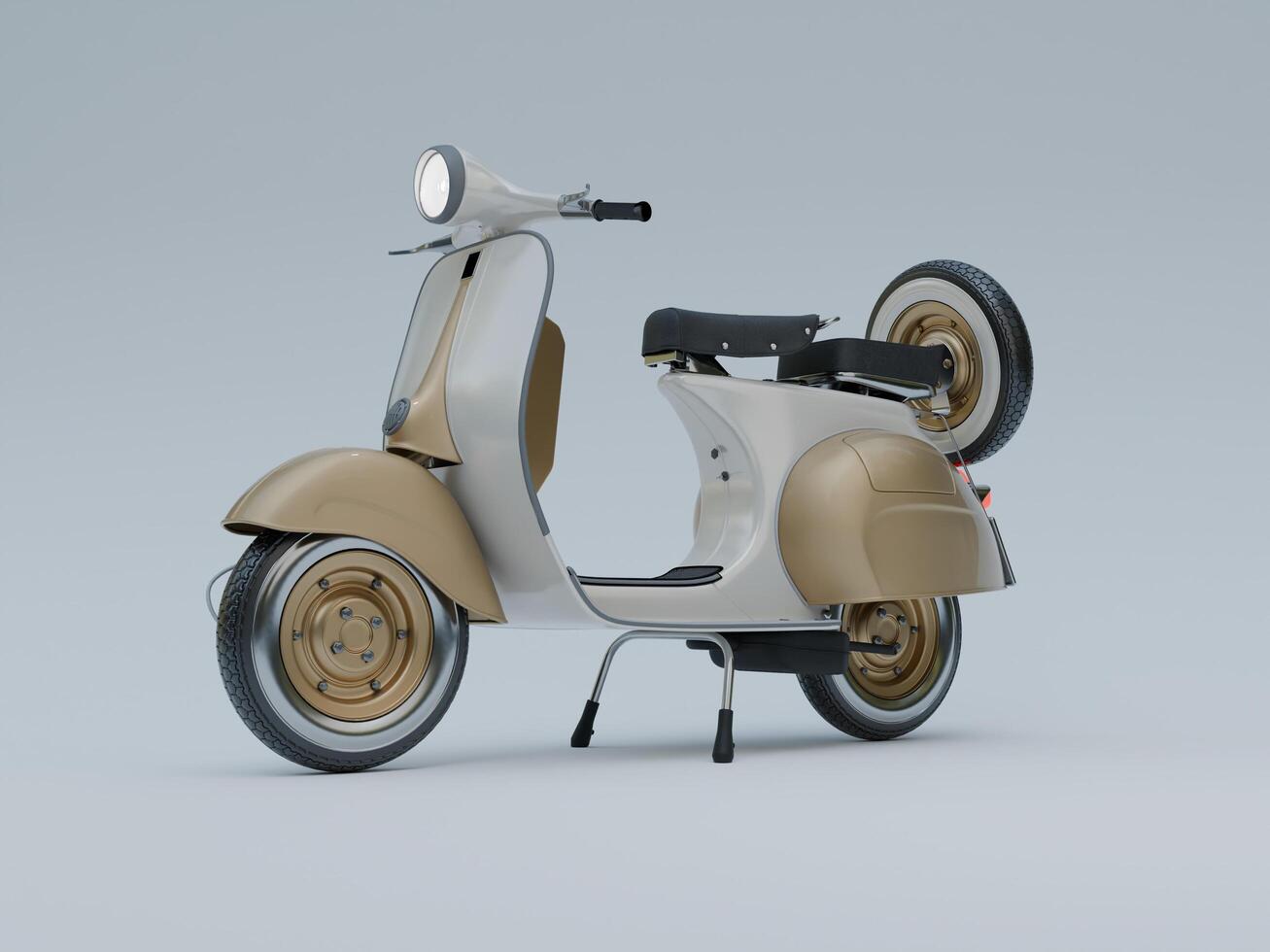 Scooter isolated on white background photo