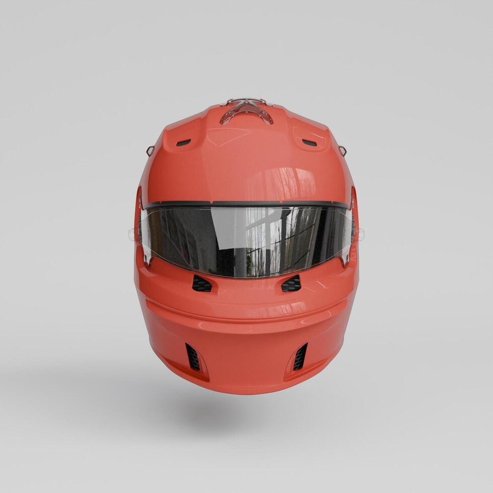 3d Render of Racing Helmet photo
