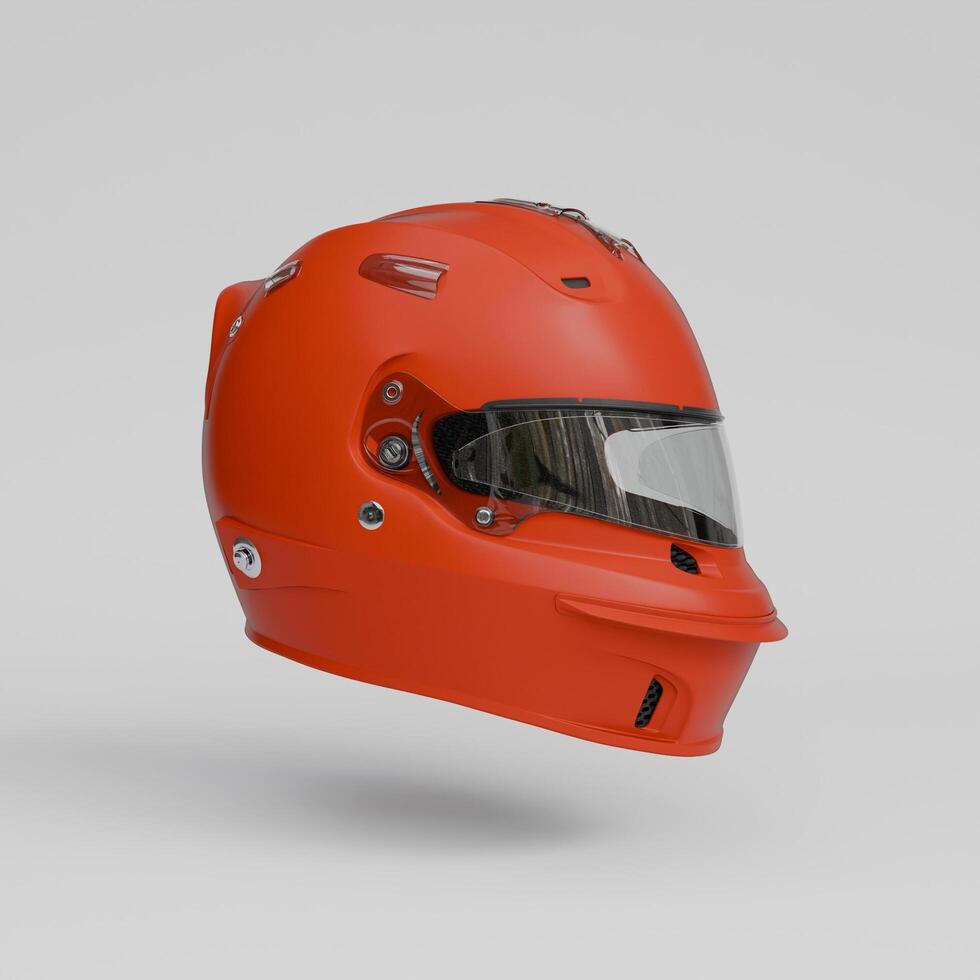 3d Render of Racing Helmet photo