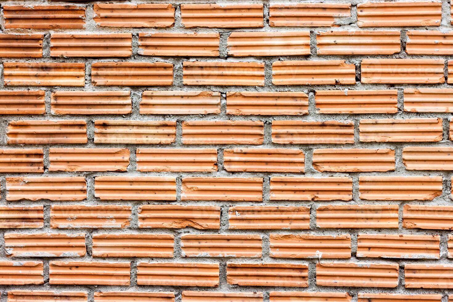 Brick Wall red vintage photo