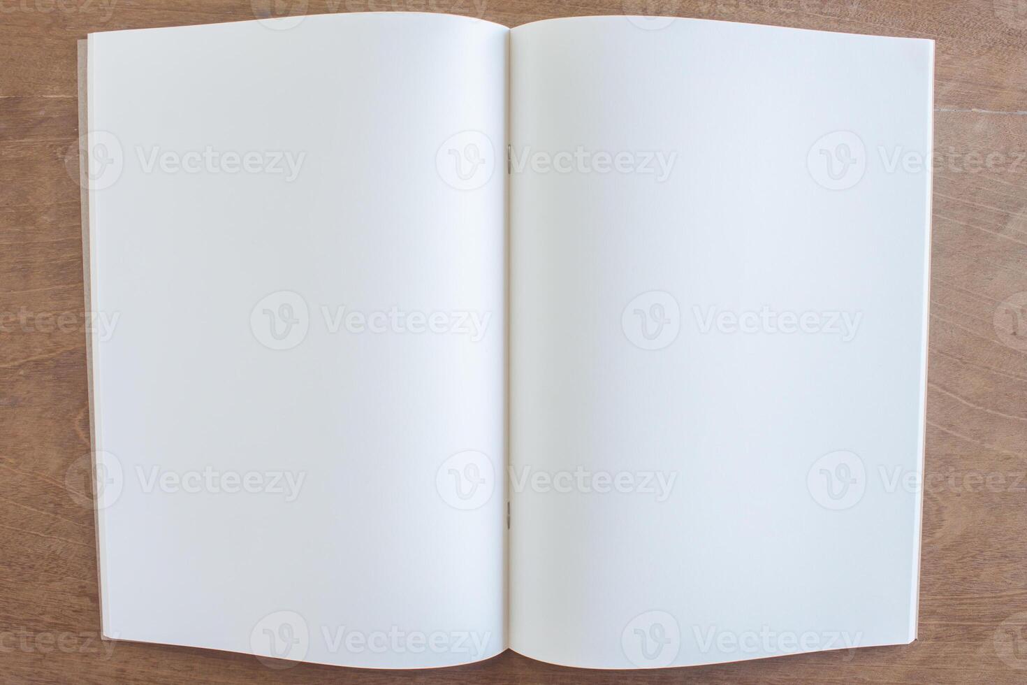 notebook on wood photo