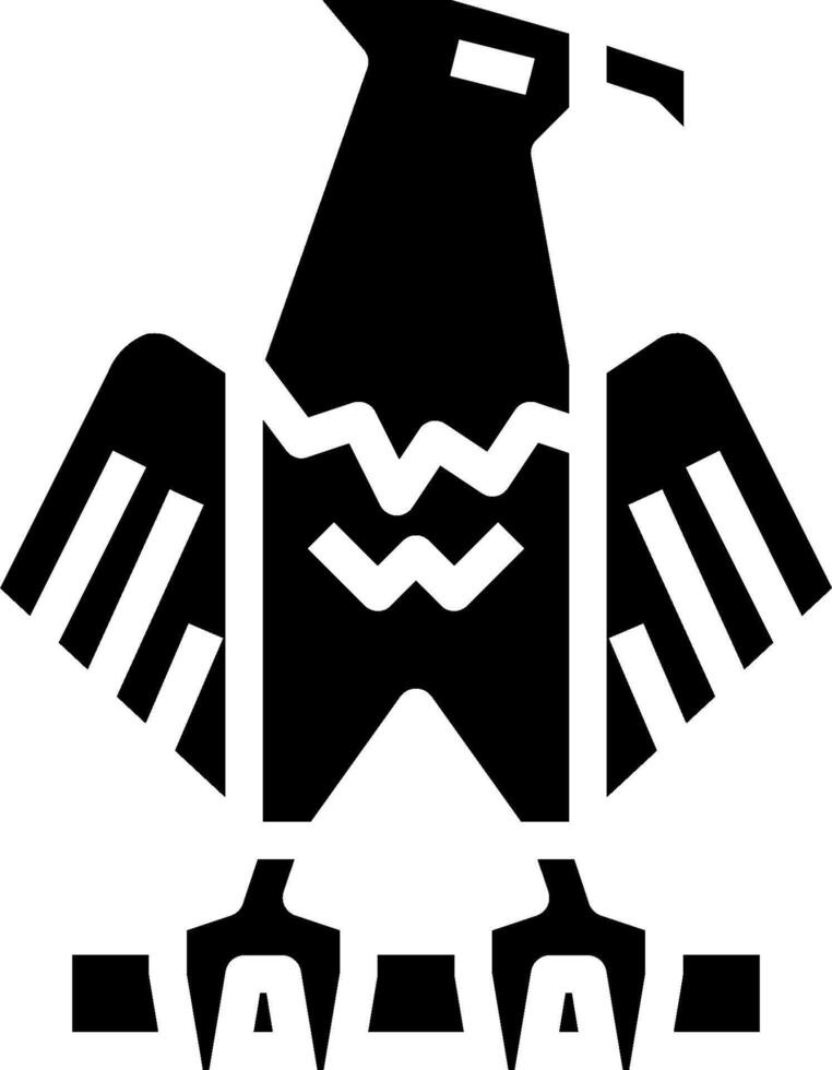 A black and white logo of a bird with two wings vector