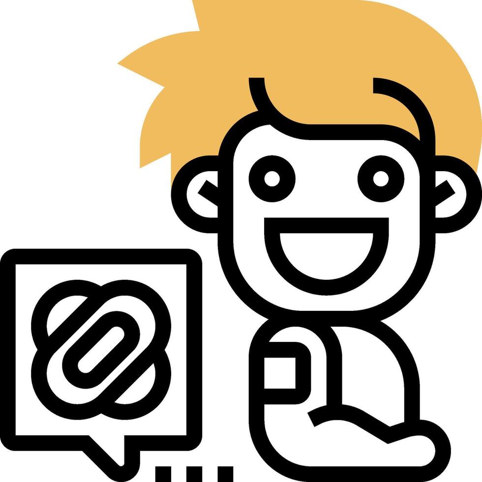 A cartoon man holding a phone and a computer vector