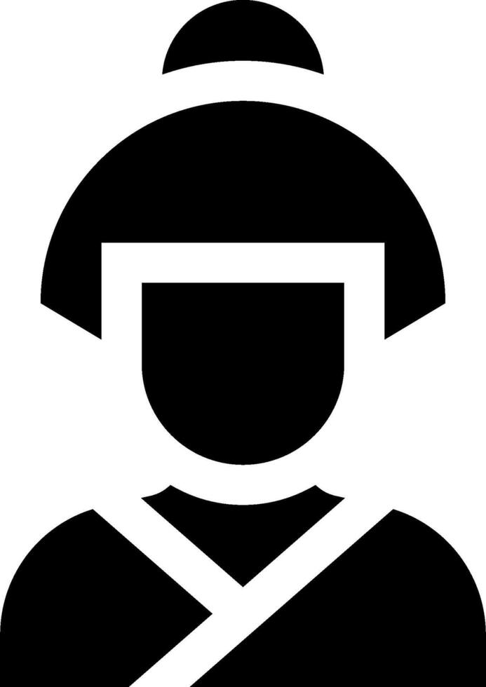 A black and white silhouette of a man in a hat vector