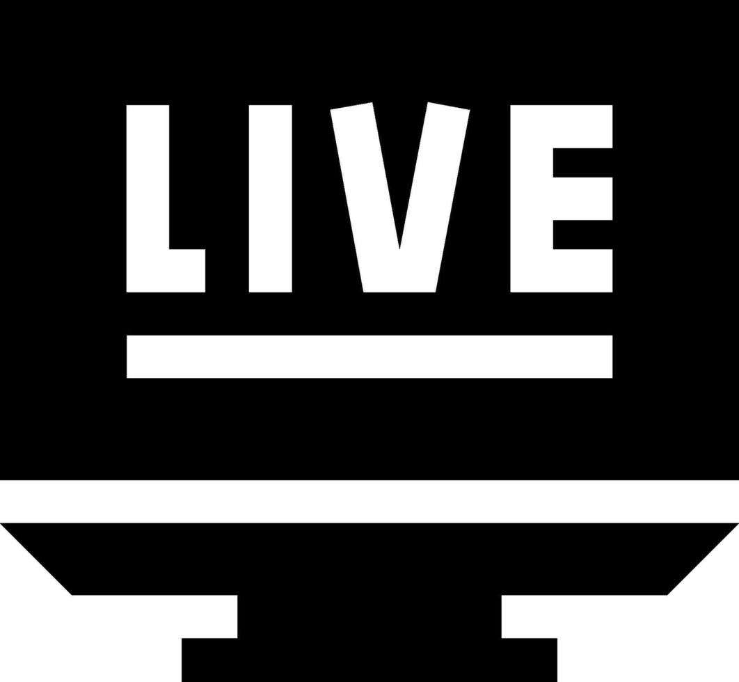 Live stream logo vector