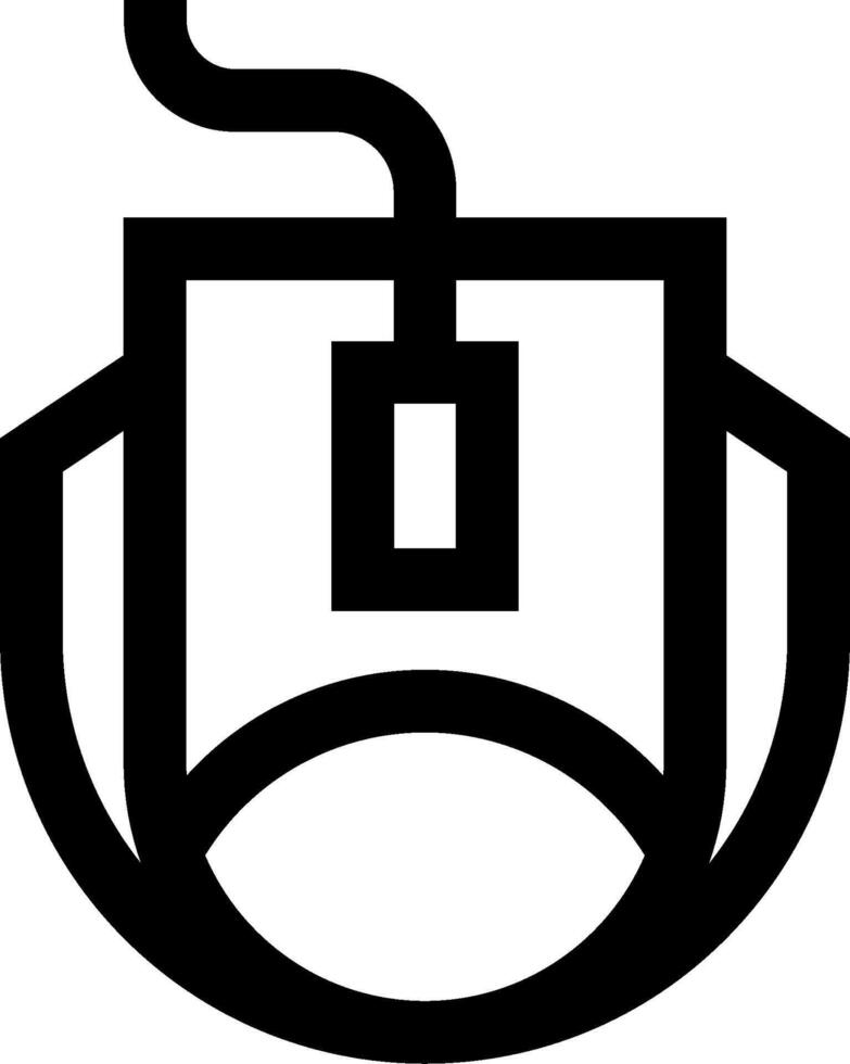 Computer mouse icon vector