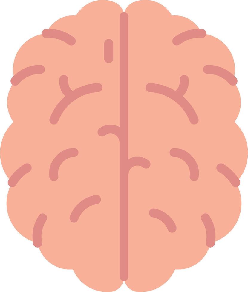 A brain icon on a white background vector