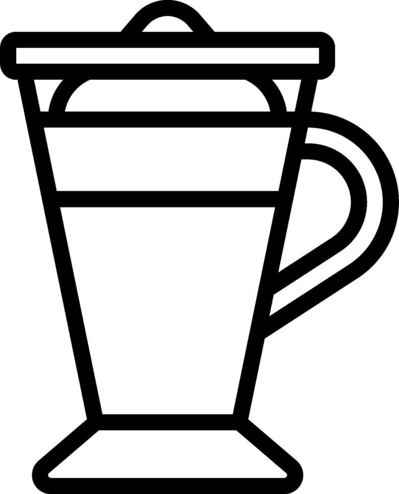 A coffee cup icon on a white background vector