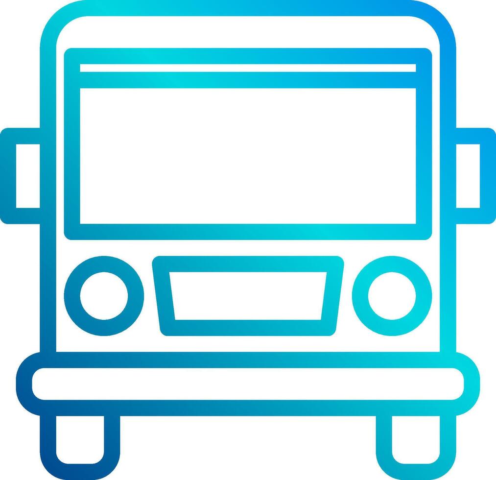Bus icon on white background vector