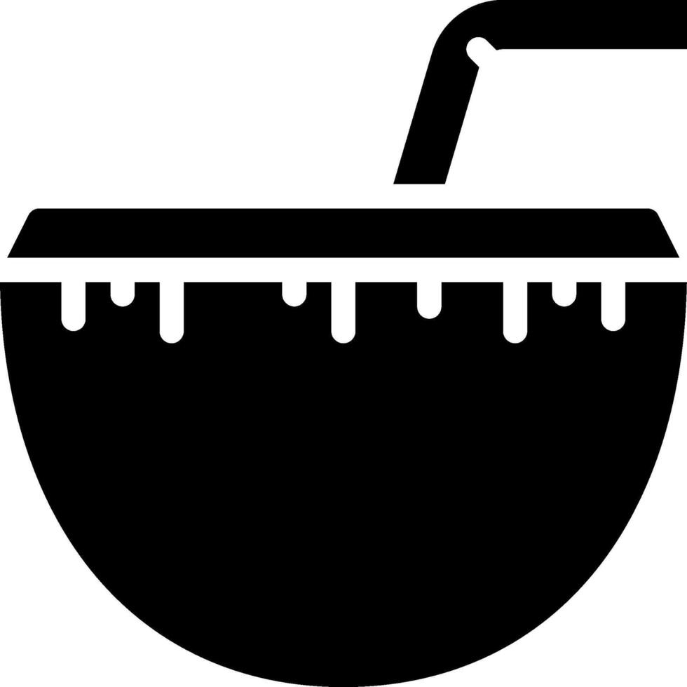 Coconut water icon vector