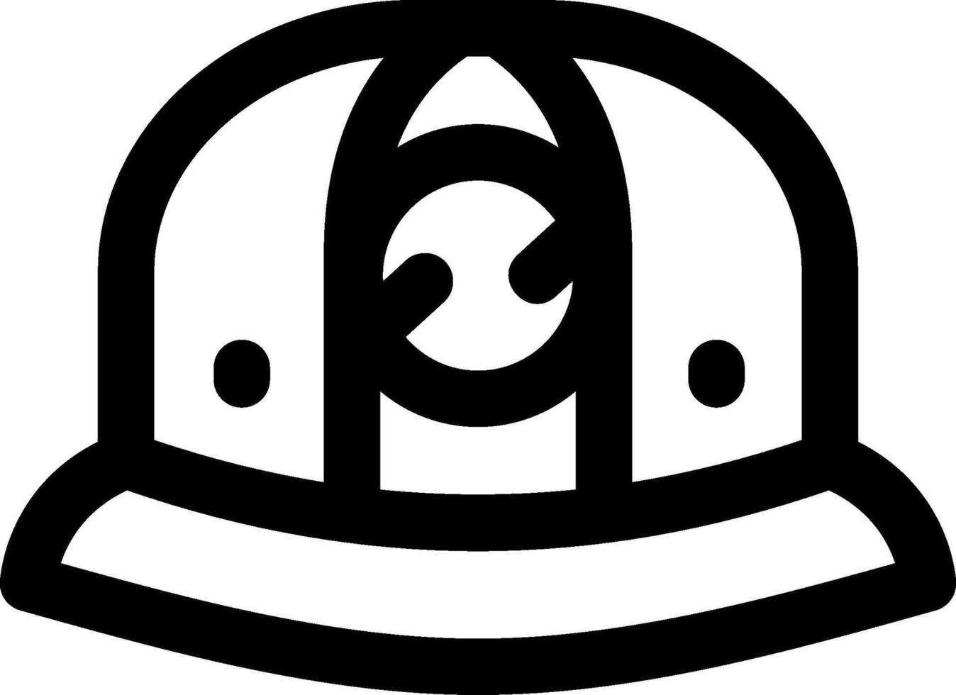 Fireman hat icon vector