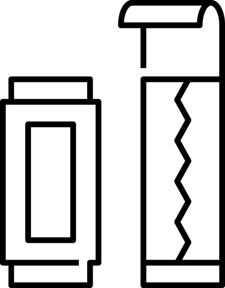 A black and white image of a toothbrush and toothpaste vector